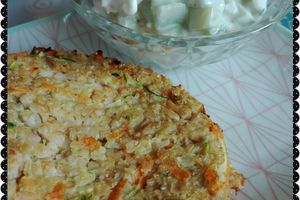 Galette de boulgour thon et légumes