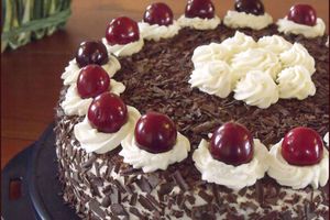 Photos de ma forêt noire sans alcool + recette