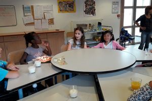 Atelier pâtisserie et anniversaire.