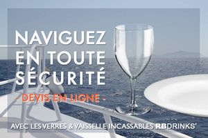 Vaisselle incassable pour bateaux et croisières