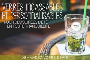 Verres & vaisselle incassables pour un service d’exception