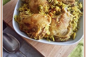 Poulet aux épices et aux vermicelles de riz