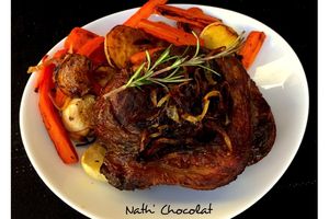 Jarret de veau confit
