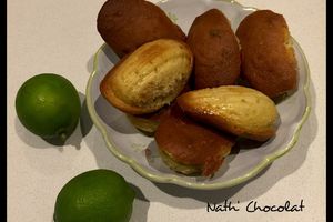 Madeleine mascarpone et citron vert