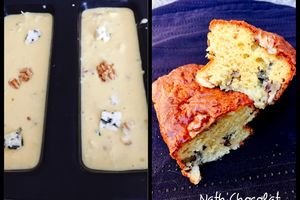 Cake roquefort et noix