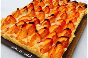 Tarte pâtissière abricots