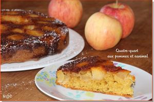 Quatre quart aux pommes caramélisées, recette de Christophe Felder