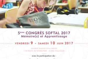Appel à communications - Congrés SOFTAL 2017 - Mémoire(s) et apprentissage