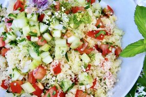 Taboulé aux herbes du jardin