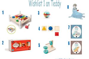 Wishlist anniversaire 1 an de Teddy