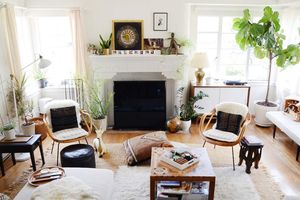 Un appartement meublé avec de la récup