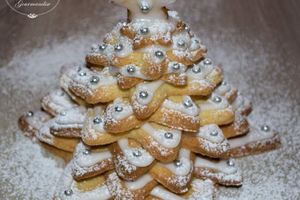 Sapin de Noël 3D en sablés