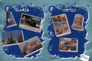 Echanges cartes postales et dés à coudre en image...