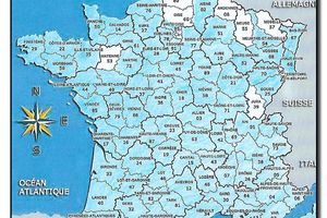 Cartes postales départements...