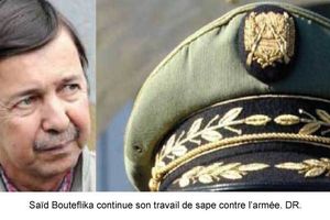 Déstabilisation de l’armée par Saïd Bouteflika : objectif 5e mandat