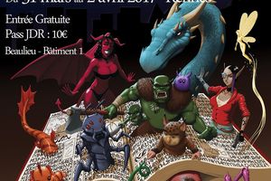 Affiche pour la convention de JDR Eclipse 14
