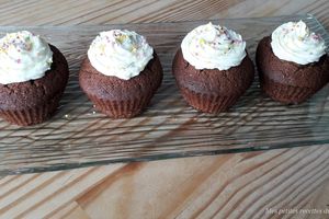 Cupcakes deux chocolats et mascarpone