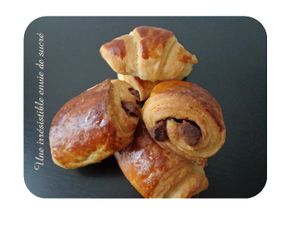 Petits pains briochés au chocolat