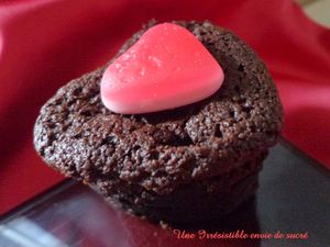 Muffins &quot;Love&quot; au Chocolat