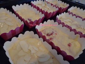 Petits cakes Chocolat blanc Framboise