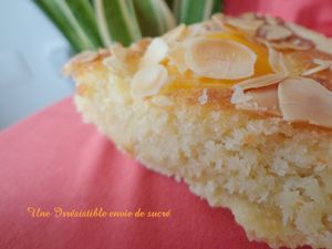 Tarte à la noix de coco &amp; pêches