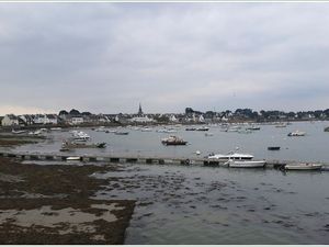 Basse-mer à Locmariaquer.