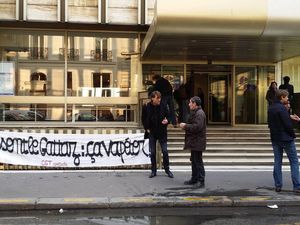 Occupation du siège du MEDEF Ile de France pour s'opposer au diktat patronal