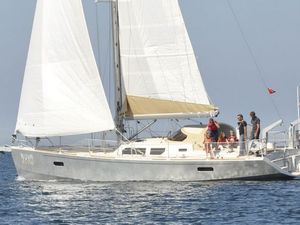 VIDEO - nouvelle mise à l'eau d'un voilier de grand voyage Boreal 47