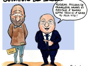 Nous vivons dans un monde où ceux qui gagnent 100 000 â¬par mois, persuadent ceux qui en gagnent 1 800 que tout va mal à cause de ceux qui vivent avec 430 ⬠! Et ça marche... (Félix LOBO)