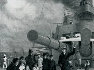 La ligue navale créée fin mai 1898 en campagne.http://www.hervedavid.fr/francais/14-18/Toudouze%20article.htm