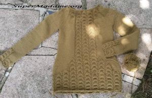 modèle de tricot gratuit pull femme glamour