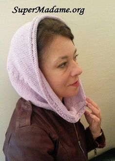 Modèle de tricot gratuit : capuche à rangs raccourcis