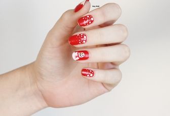 Nail Art Bonhommes de Neige