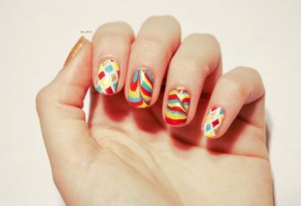 Twinnails de Février : Thème Carnaval