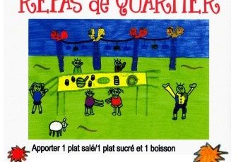 Repas de quartier à la MMA Estaque Gare