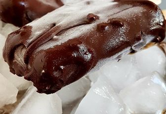 Esquimaux au beurre de cacahuète enrobés de chocolat