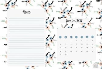 Calendrier de février 2017
