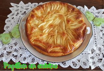 Recette: Gâteau aux pommes et au chocolat blanc