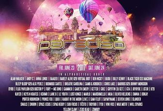 Tiësto date | Paradiso Festival | George, WA - june 24, 2017 | Set Times