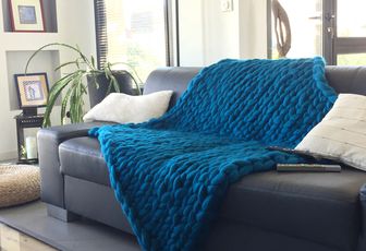 Un plaid en laine XXL