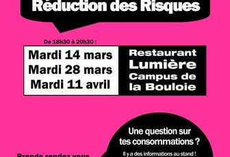 Permanences avancées de Réduction des Risques au CROUS