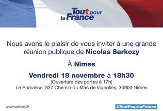 Nicolas Sarkozy à Nimes
