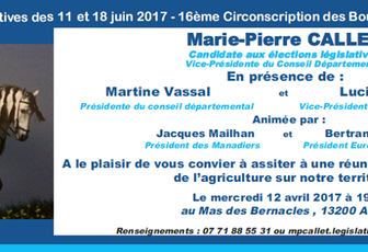 Réunion sur l'agriculture