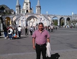 Reginaldo, partenaire du CCFD-Terre Solidaire, en séjour à Lourdes