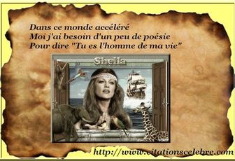 Citation en image de Annie Chancel, dite Sheila