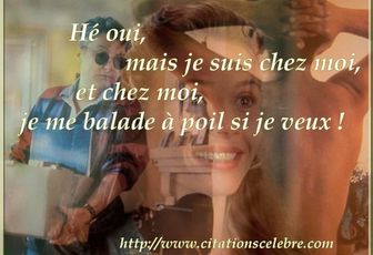 Phrase culte dans le film gazon maudit