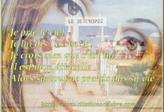 Citation de Sandrine François - Je prie le ciel