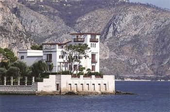 Vue de la villa Kérylos à beaulieu-sur-mer, dans la alpes-maritimes en France