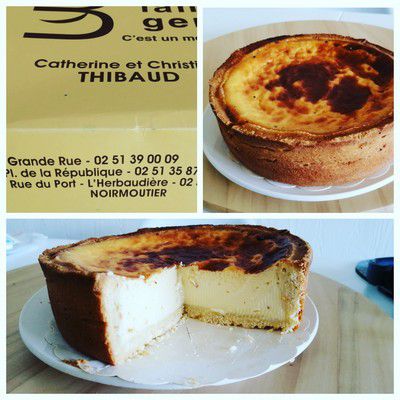 Le flan artisanal vendéen de chez Boulangerie Christian Thibaud à Noirmoutier