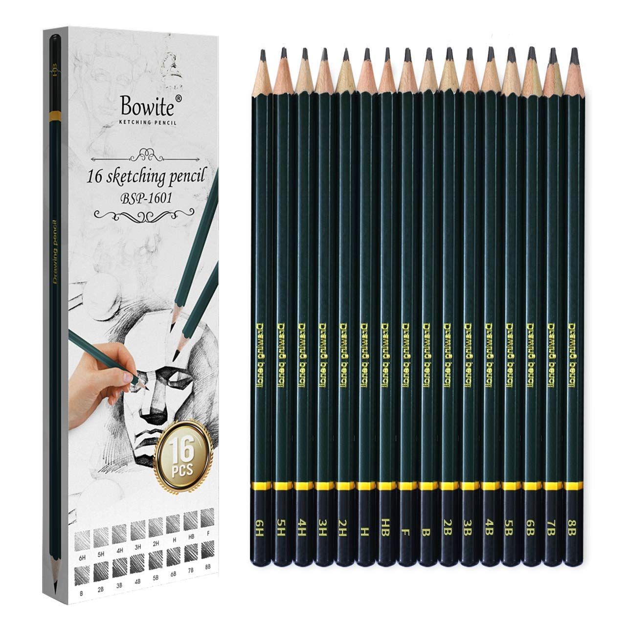 h 2h hb 2b pencil